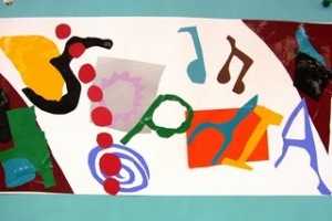 Matisse inspired name panels